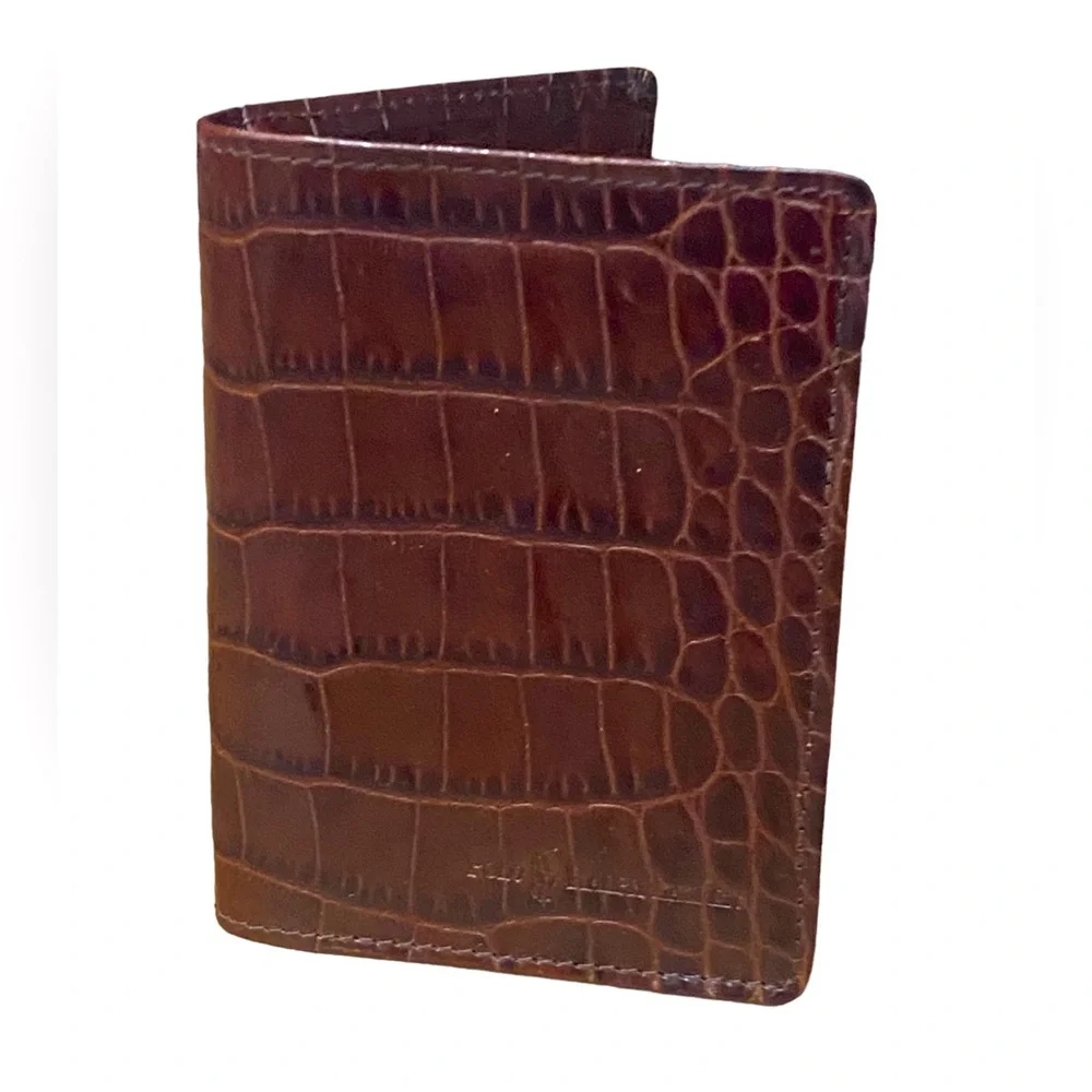 Polo Ralph Lauren Brown Genuine Leather Card Holder